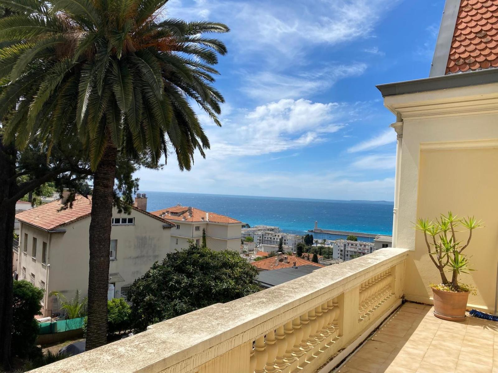 Palmeraie - Magnifique Appartement D'Epoque Avec Vue Mer 4 Personnes Avec Terrasse Le Port Ница Екстериор снимка