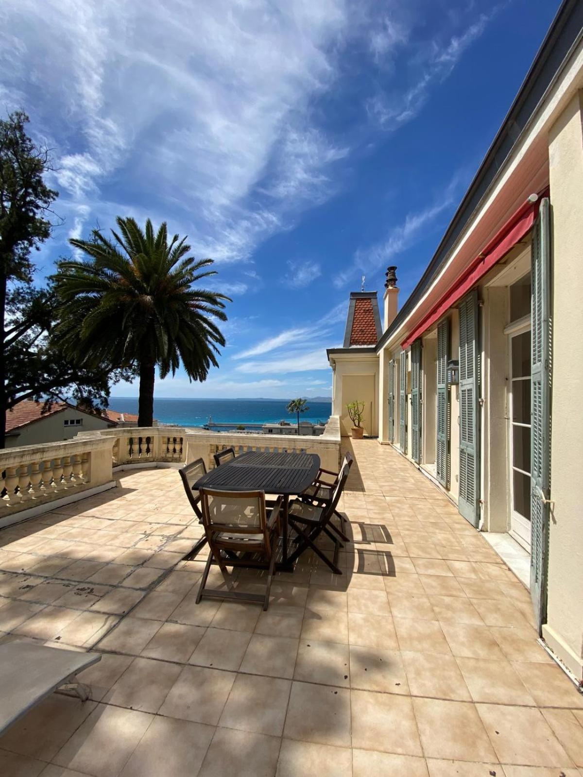 Palmeraie - Magnifique Appartement D'Epoque Avec Vue Mer 4 Personnes Avec Terrasse Le Port Ница Екстериор снимка
